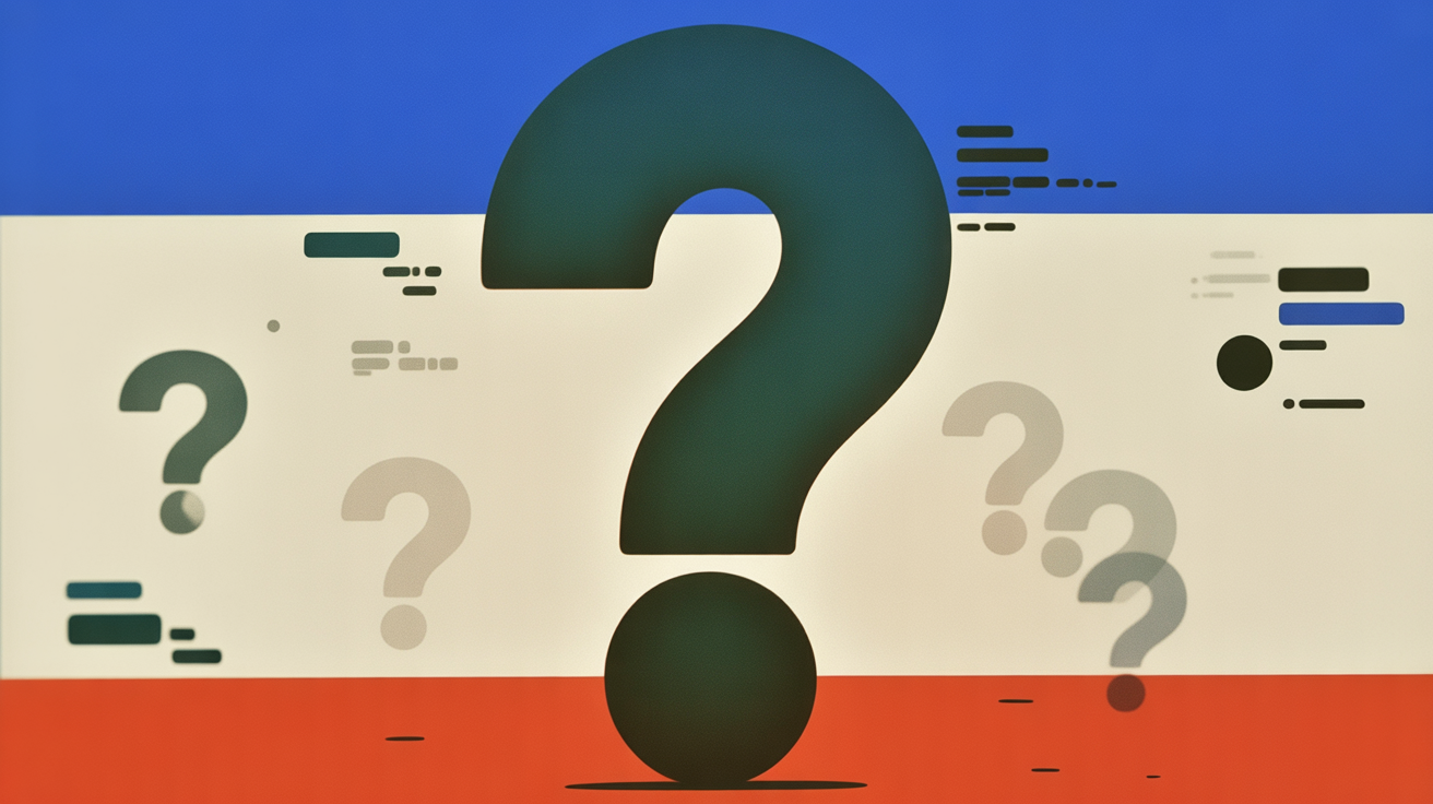 A lone metric number floating in empty space with question marks